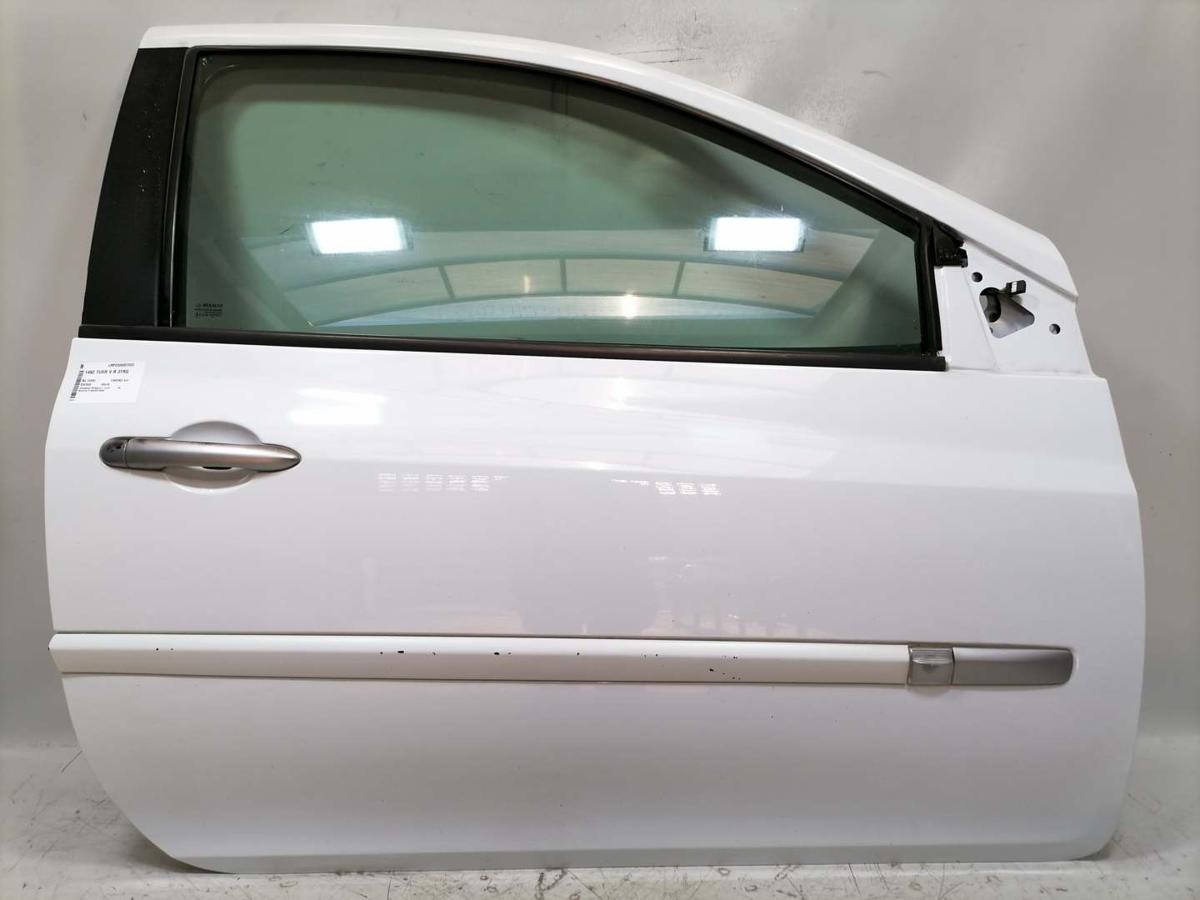 Renault Clio 3 original T&uuml;r vorn rechts OV369 Wei&szlig; 3-T&uuml;rer Rohbau Bj.2009